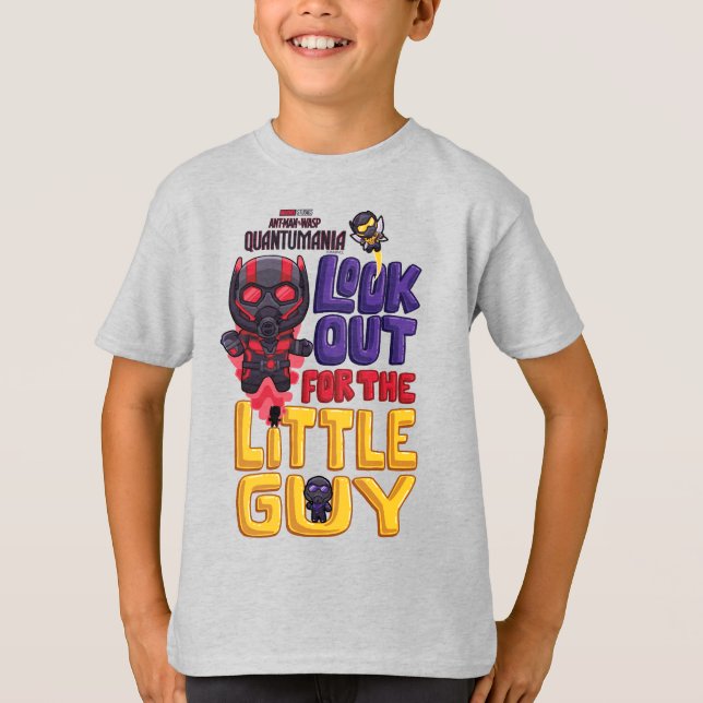 Ant-Man, Wasp, Cassie: Look Out for the Little Guy T-Shirt (Front)