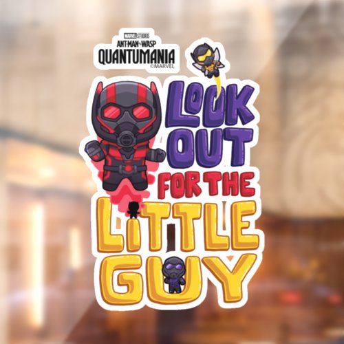 Ant_Man Wasp Cassie Look Out for the Little Guy Window Cling