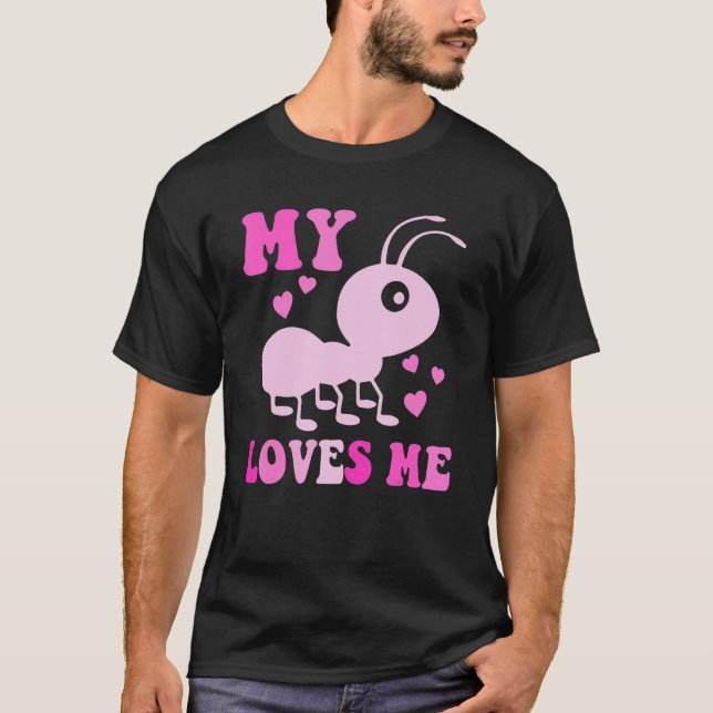 Ant  My Aunt Loves me Family  for Nephew & Niece T-Shirt (Front)