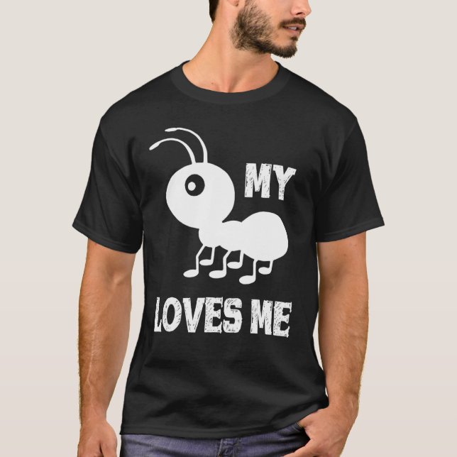 Ant _My Aunt Loves me Family  for Nephew & Niece T-Shirt (Front)