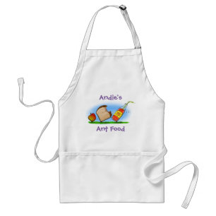 Ant picinic humor cartoon illustration adult apron