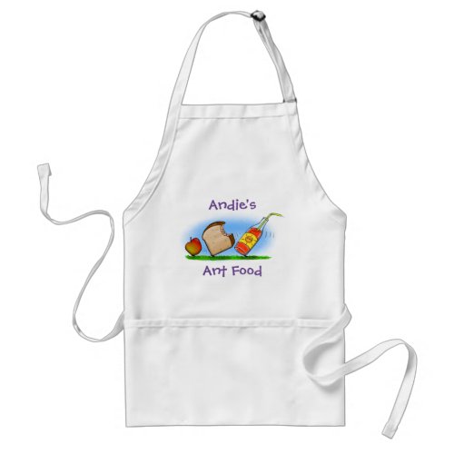 Ant picinic humor cartoon illustration adult apron