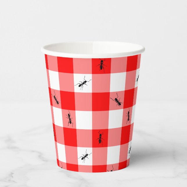 Ant picnic paper cups (Left)