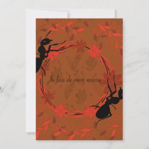 ant, positive affirmation, inspiring phrase invitation