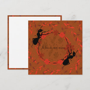 ant, positive affirmation, inspiring phrase invitation