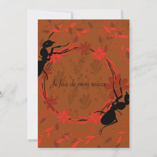 ant, positive statement, inspiring sentence invitation