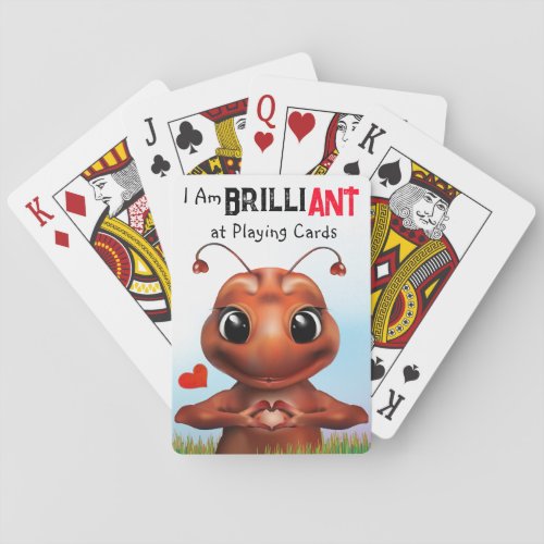 Ant Pun Sign Language Poker Cards
