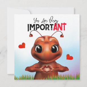 Ant Sign Language Birthday Card