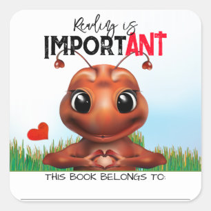 Ant Sign Language Book Label