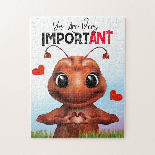 Ant Sign Language Jigsaw Puzzle (Vertical)