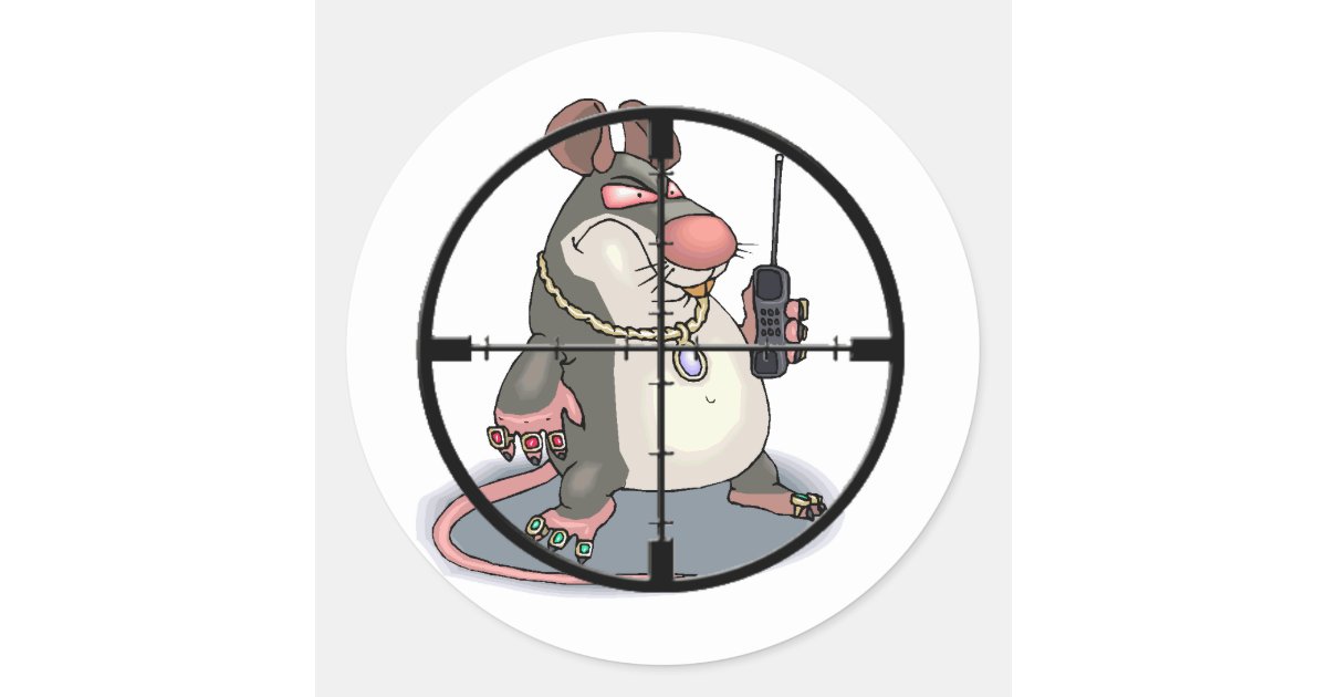 Ant-Snitch Scope Sight Sticker | Zazzle