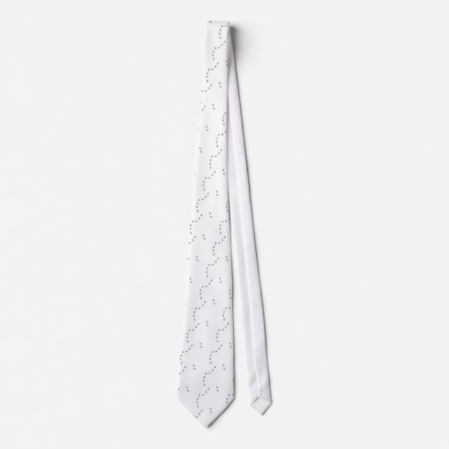 ant trail icon neck tie (Front)