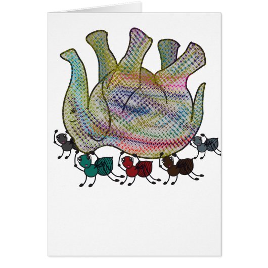 Ant vs elephant cards (Front)