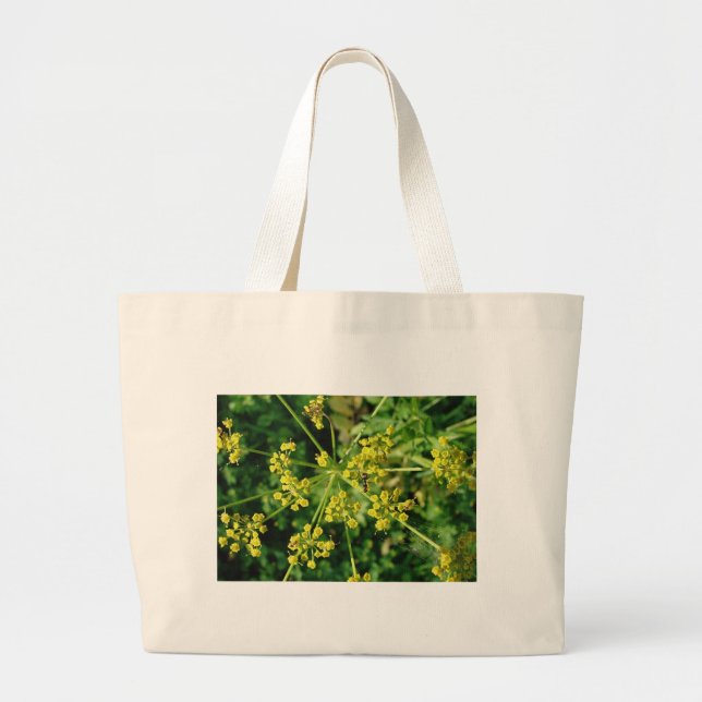 Ant, Web, and Weed Large Tote Bag (Front)