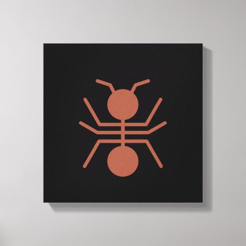 Ant Wrapped Canvas