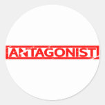 Antagonist Stamp Classic Round Sticker