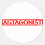 Antagonist Stamp Classic Round Sticker