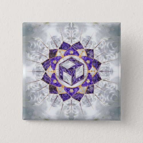 Antahkarana in Lotus Mandala_ Amethyst and Pearl Button