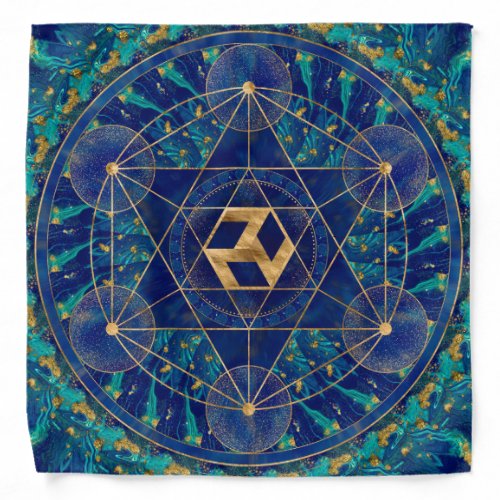 Antahkarana in Sacred Geometry Ornament Bandana