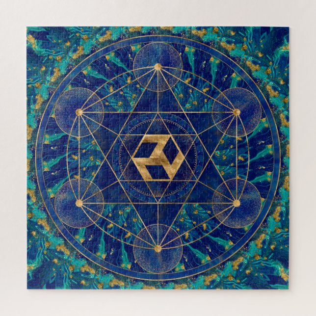 Antahkarana in Sacred Geometry Ornament Jigsaw Puzzle (Vertical)
