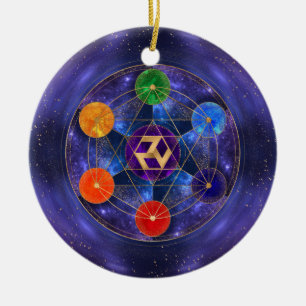 Antahkarana in Sacred Geometry Ornament - Nebula