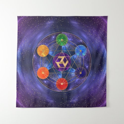 Antahkarana in Sacred Geometry Ornament _ Nebula Tapestry