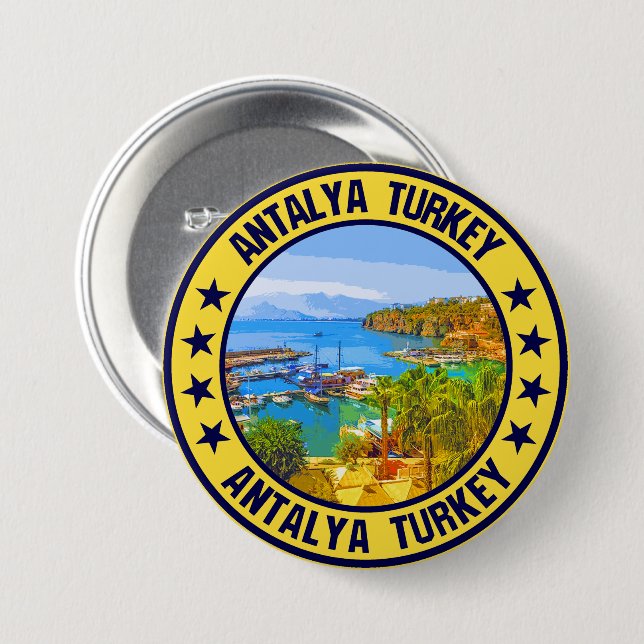 Antalya                                            button (Front & Back)