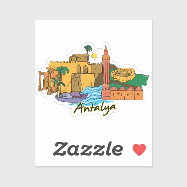 Antalya City Sticker (Sheet)