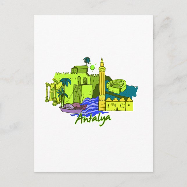 antalya green city image.png postcard (Front)