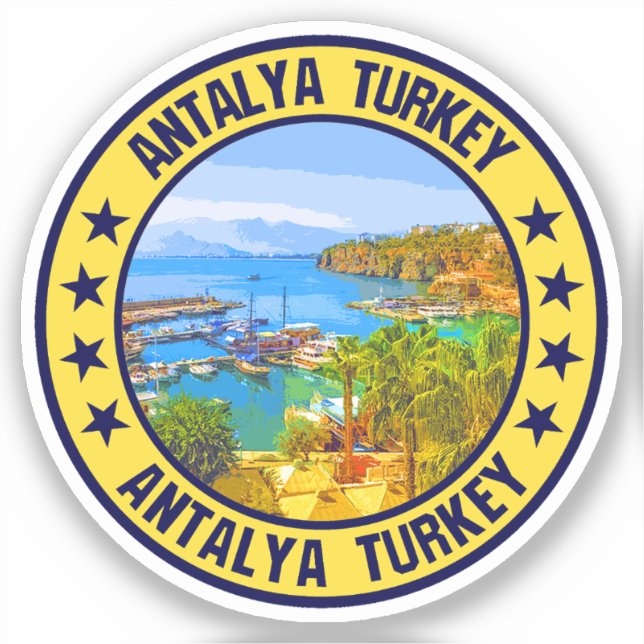 Antalya                                            sticker (Front)