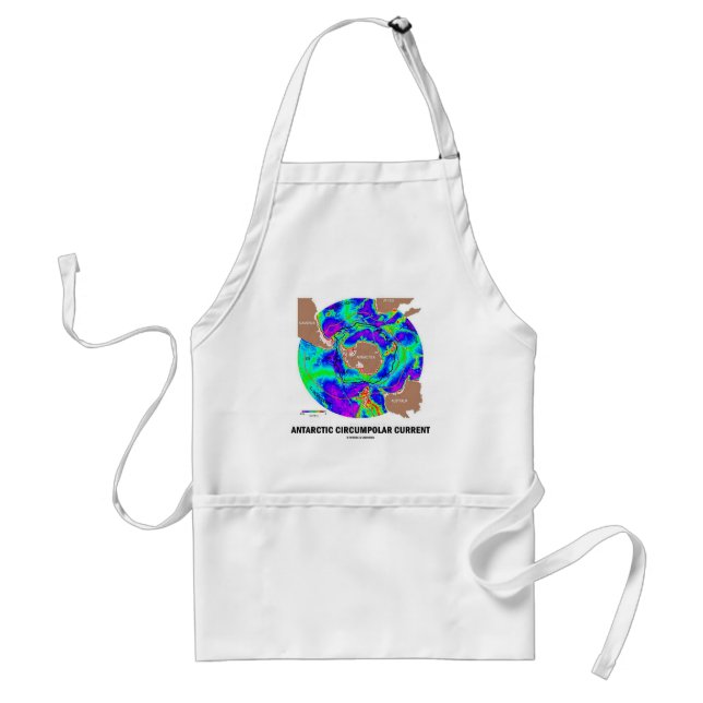 Antarctic Circumpolar Current (Ocean Current Map) Adult Apron (Front)