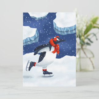 Antarctic Glide Holiday Card
