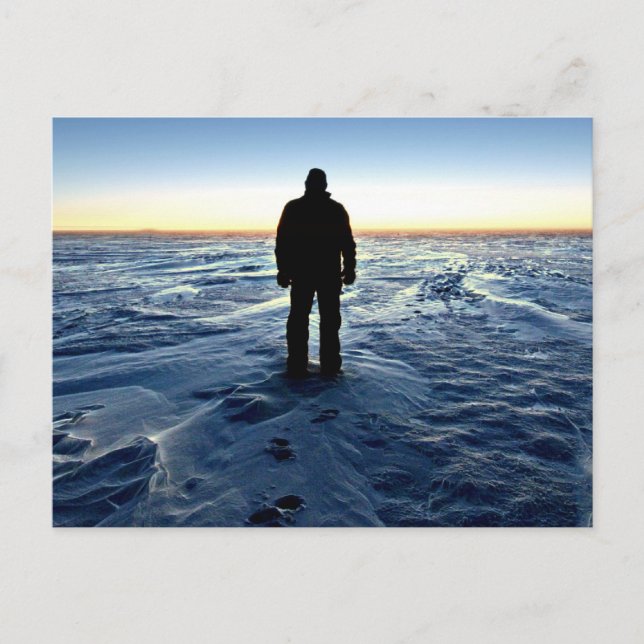 Antarctic Sunset Postcard (Front)