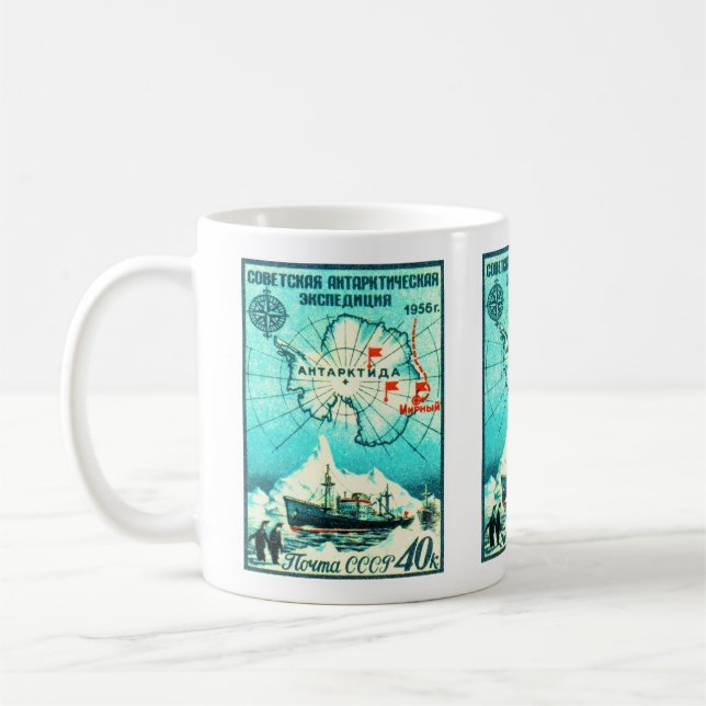 Antarctica 1956 coffee mug (Left)