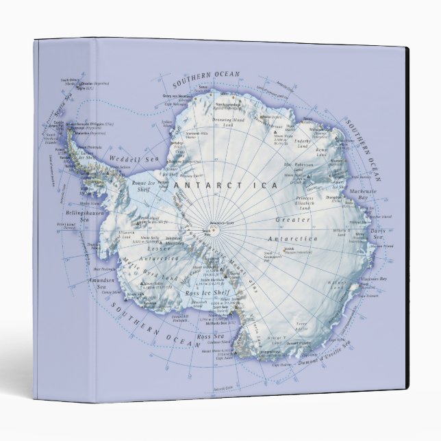 Antarctica 3 Ring Binder (Front/Spine)