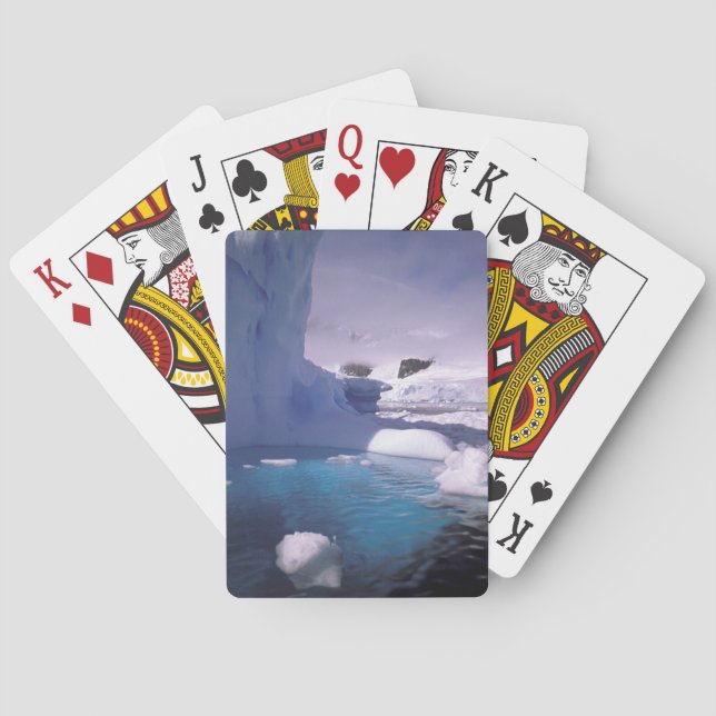 Antarctica. Antarctic icescapes 2 Poker Cards (Back)