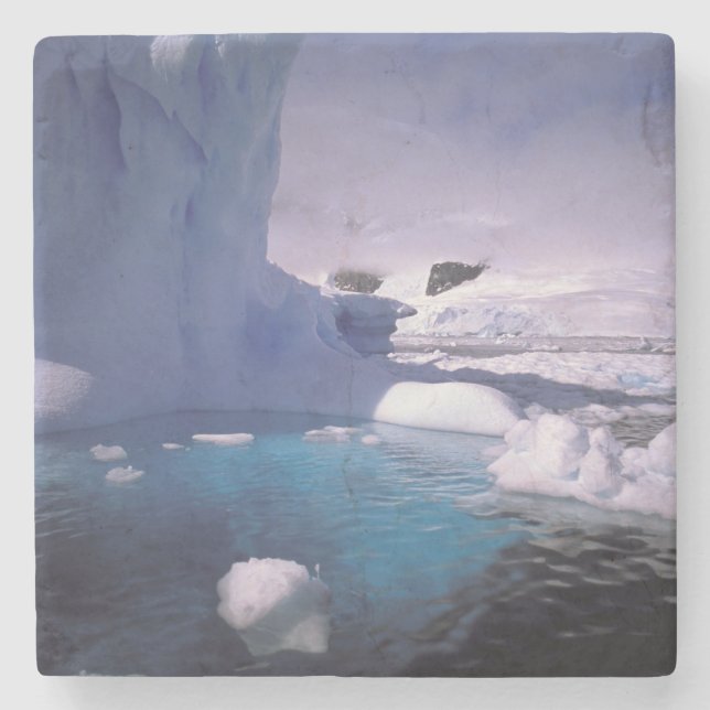 Antarctica. Antarctic icescapes 2 Stone Coaster (Front)