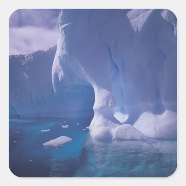 Antarctica. Antarctic icescapes 3 Square Sticker (Front)