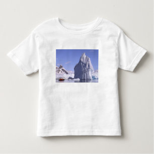 Antarctica, Antarctic Peninsula. Zodiak and Toddler T-shirt