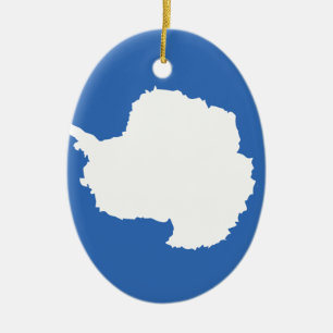 Antarctica Ceramic Ornament