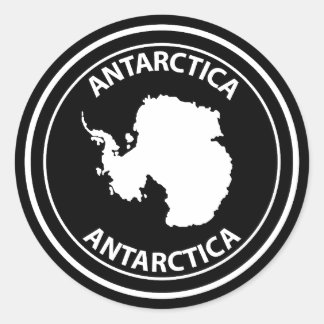 Antarctica Classic Round Sticker