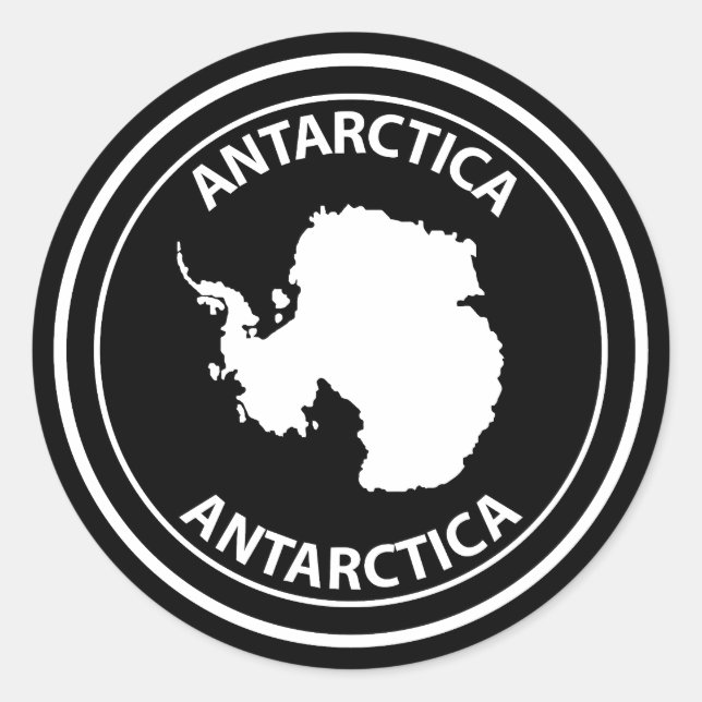Antarctica Classic Round Sticker (Front)