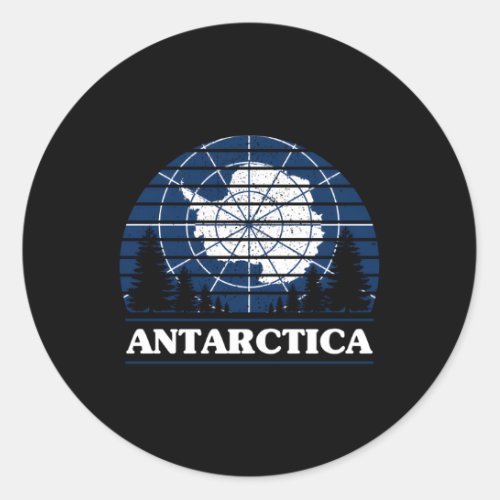 Antarctica Classic Round Sticker