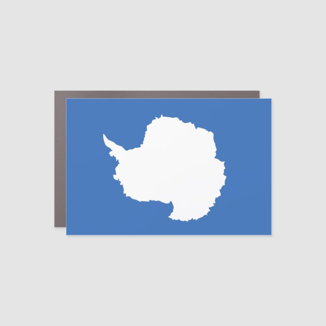 Antarctica Flag Car Magnet (Front)
