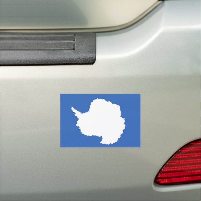 Antarctica Flag Car Magnet (In Situ)