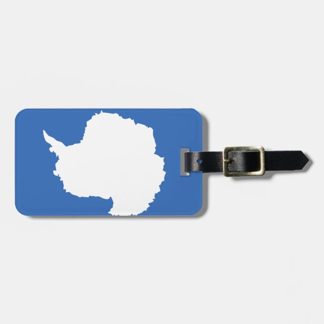 Antarctica Flag Luggage Tag (Front Horizontal)