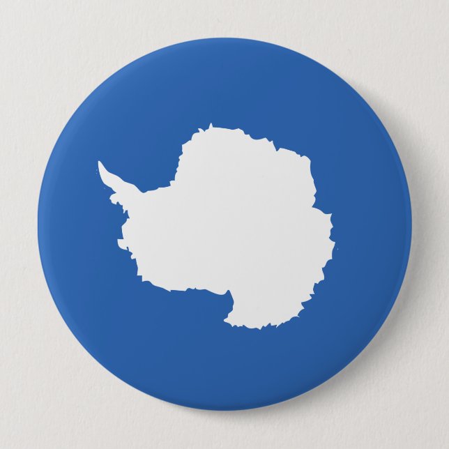 Antarctica Flag Pinback Button (Front)