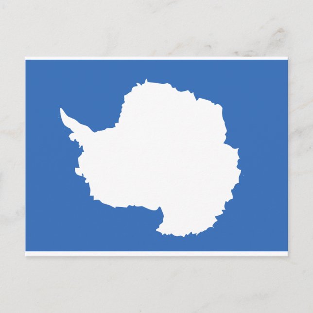 Antarctica Flag Postcard (Front)