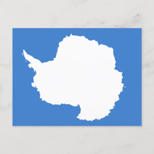 Antarctica Flag Postcard