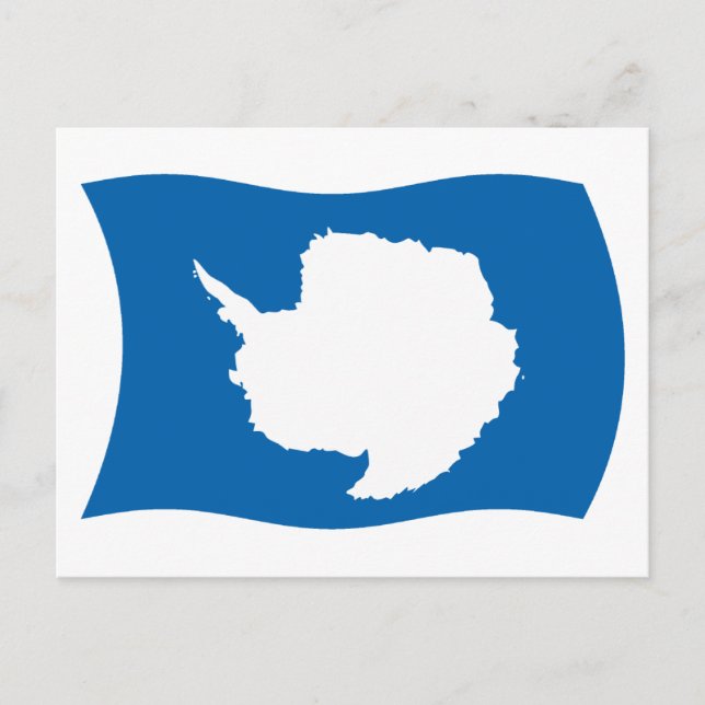 Antarctica Flag Postcard (Front)